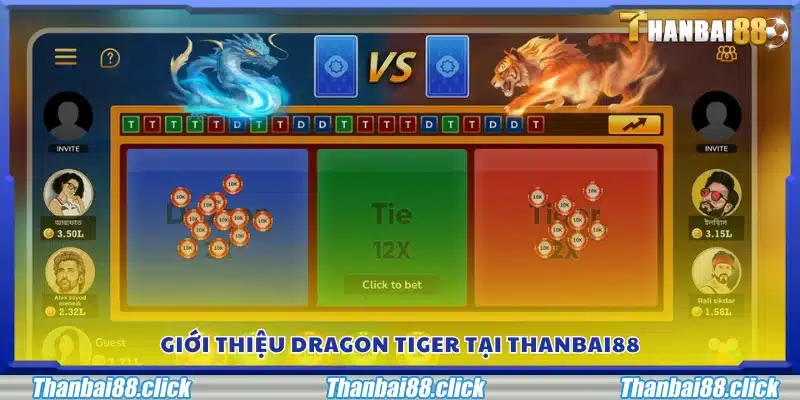 Tổng quan trò chơi Dragon Tiger trên Thanbai88
